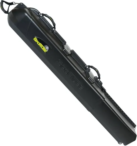Miniatura 7 de Sportube Funda de esquí y snowboard Series 3 – Funda protectora de viaje para hasta 3 pares de esquís y equipo alpino, o 2 juegos de tablas de Negro