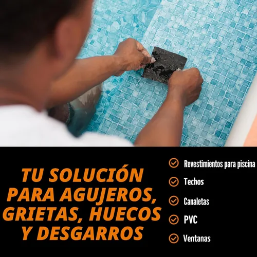 Miniatura 7 de Cinta adhesiva Gorilla impermeable para parchar y sellar, cinta negra, 4 pulgadas x 10 pies (paquete de 1) - Sello permanente resistente al clima