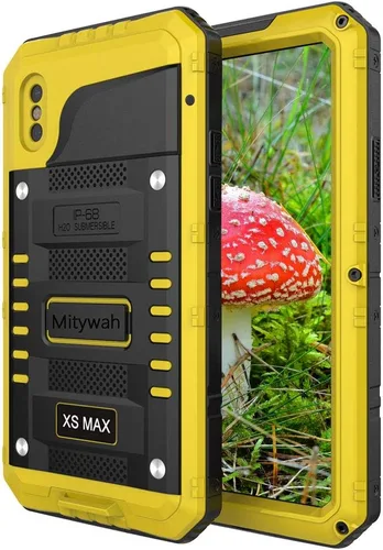 Miniatura 136 de Mitywah Funda impermeable para iPhone 7/iPhone 8 / iPhone SE 2020, funda de metal resistente de grado militar, protección de cuerpo completo