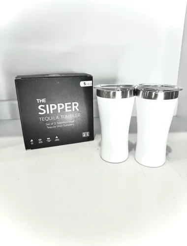 Miniatura 2 de The Sipper™ El vaso original de tequila. Acero inoxidable aislado de 5 onzas mantiene tu espíritu a la temperatura perfecta. Vaso de chupito