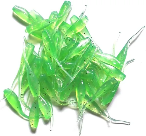 Miniatura 7 de Coloridos cebos suaves de renacuajo (PVC/1.97 pulgadas/0.04 onzas/50 unidades de paquete/5 opciones de colores)