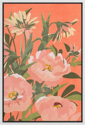 Miniatura 62 de SIGNFORD Lienzo impreso para pared, cielo nublado, bosque verde, prado, naturaleza, desierto, ilustraciones florales botánicas, arte moderno