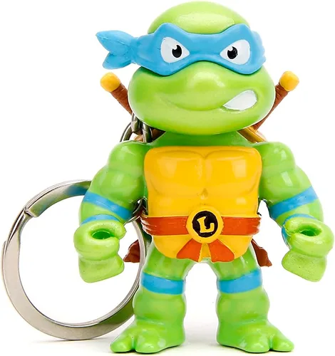 Miniatura 3 de Jada Toys - Teenage Mutant Ninja Turtles - Figuras fundidas a presión de 2.5 pulgadas, 4 unidades, figuras coleccionables con llavero, regalo