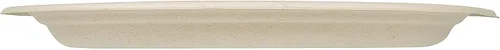Miniatura 6 de Platos de papel desechables 100 % compostables a granel [12.5 pulgadas ovaladas paquete de 50], platos de bambú, ecológicos, biodegradables