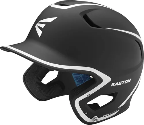 Miniatura 32 de Easton Z5 2.0 - Casco de bateo de béisbol Incluye protector de mandíbula reversible Negro
