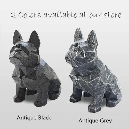 Miniatura 7 de Ambipolar Sujetalibros geométricos para decoración de perros, sujetalibros geométricos para guardar libros, resistentes para escritorio de oficina