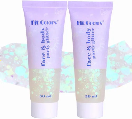 Miniatura 9 de Gel con purpurina azul para rostro y cuerpo, lentejuelas de sirena, labios, uñas, accesorios para festivales, rave, purpurina líquida holográfica
