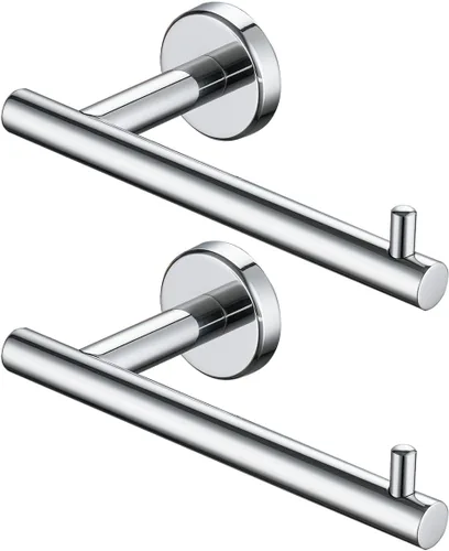 Miniatura 15 de JQK Soporte para Papel Higiénico, 5 Pulgadas Acero Inoxidable 304 Grosor 0.8mm Dispensador de Papel Higiénico para Baño, Sostiene Mega Rollos