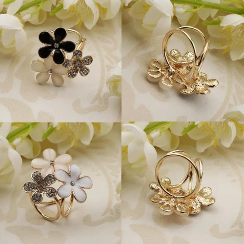 Miniatura 7 de Forma Bufanda Clip Bufandas De Seda Hebilla Decoración Joyería, Seda Gema, no disponible