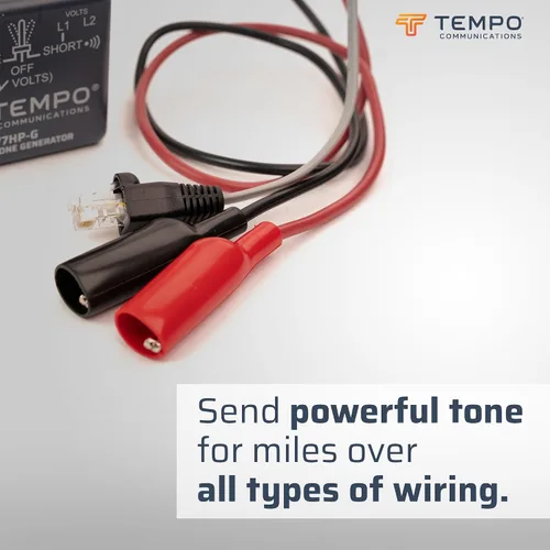 Miniatura 2 de TEMPO Communications 77HP-G Generador de Tono Universal, Rastreador de Cable de Cobre, Tonificador de Cable, Grado Profesional
