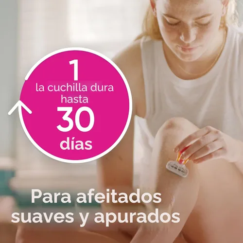 Miniatura 4 de Gillette Venus Kit de maquinilla de afeitar de viaje extra suave para mujer, mini mango + repuesto + funda, regalos de vacaciones para mujeres