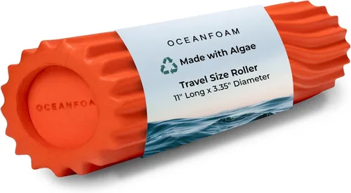 Miniatura 35 de Oceanfoam Ripple - Rodillo de espuma de viaje (11" x 3.35") Mini rodillo de espuma firme para terapia física, masaje de tejido profundo, dolor