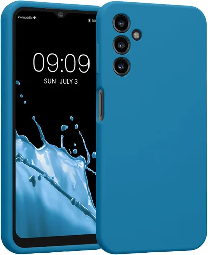 Miniatura 154 de kwmobile Funda compatible con Samsung Galaxy A13 4G - Funda delgada de silicona TPU - Acabado suave al tacto - Amarillo radiante