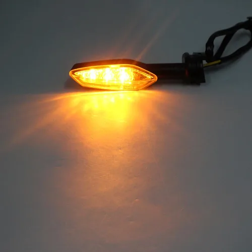 Miniatura 4 de 2 pares de luces direccionales traseras, indicadores de señal de giro de motocicleta, 12 V, repuesto para Yamaha FZ 16 250 FZS 150 FZ1 FZ8 Tenere