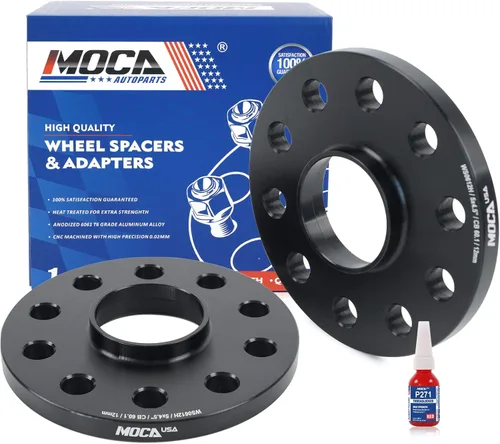 MOCA - 2 espaciadores de rueda de 0.472 in, 5 x 114.3 a 0.197 x 4.500 in, patrón de pernos de 2.366 in, orificio de cubo para Toyota Sienna/Supra,