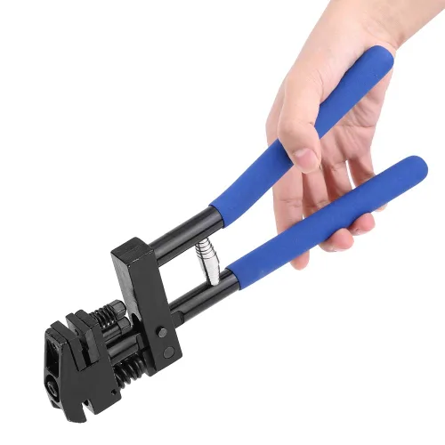Miniatura 7 de Herramienta de joggler de ajuste de bordes de 0.197 in, perforadora de doble propósito y alicates de brida para reparación de chapa, acero