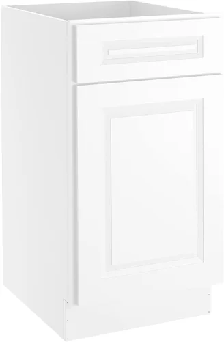 Miniatura 49 de LOVMOR Armarios de base de cocina, armario de almacenamiento aparador, gabinete de entrada con 1 cajón y estante ajustable, 24 pulgadas de ancho x
