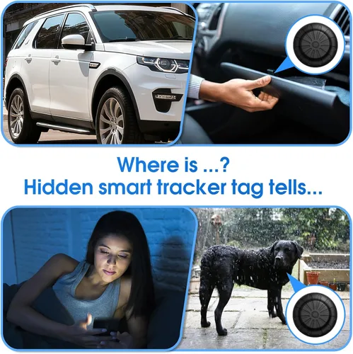 Miniatura 3 de Mini GPS Tracker for Vehicles (Universally for Android & iOS), Hidden Car Location Tracker w/Magnetic Case, Item Finder for Google Find Hub & iOS