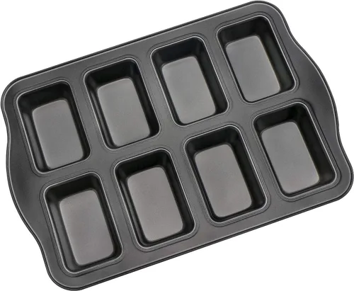 Miniatura 11 de Beasea Molde Cuadrado para Brownies, Molde Antiadherente de 6 Cavidades para Muffins, Molde para Pastel de Brownies, Juego de Gastronomía para Mini