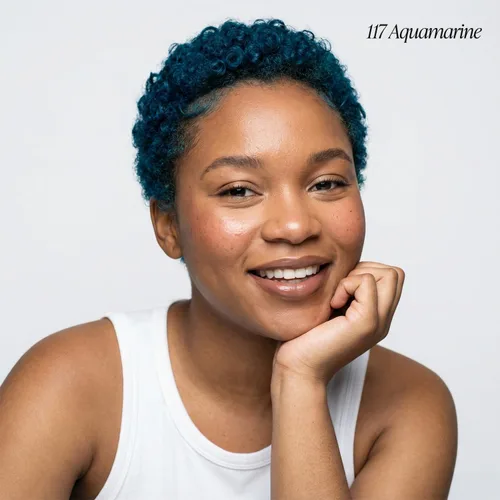 Miniatura 2 de Adore - Tinte semipermanente para cabello (117 Aguamarina) Tinte para cabello azul vegano y libre de crueldad Sin amoníaco, sin peróxido, sin