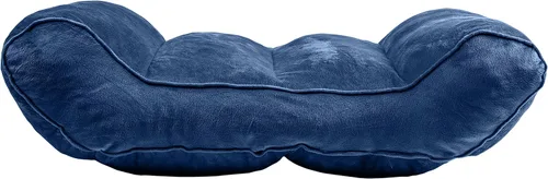 Miniatura 2 de M.B. Leaf Soporte de espalda Lectura Sentarse Almohada de descanso en cama Espuma viscoelástica triturada (azul, grande)