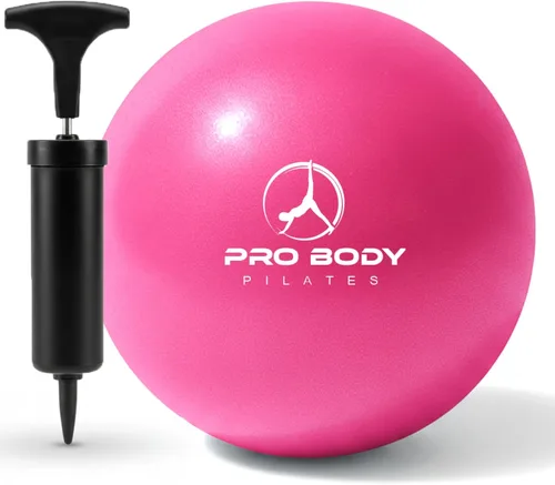 Miniatura 15 de ProBody Pilates Mini Pelota de Ejercicio con Bomba - Pelota de Entrenamiento de 9 Pulgadas para Estabilidad, Barra, Yoga, Núcleo y Terapia Física