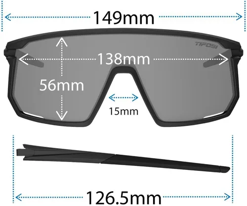 Miniatura 3 de Tifosi Moab Gafas de Ciclismo - Ideales para Ciclismo (Gravel, MTB y Carretera), Béisbol y Pickleball - Lente de Policarbonato Resistente a
