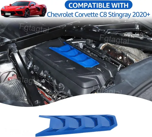 Miniatura 6 de Cubierta de protección para el compartimento del motor, panel de cubierta de carcasa compatible con Chevrolet Corvette C8 2020-2025, decoración