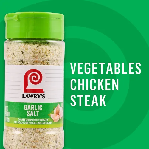 Miniatura 7 de Lawry's - Sal de ajo con perejil molida gruesa, 3 onzas