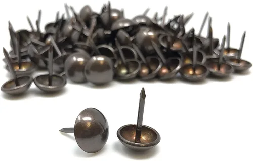 Miniatura 3 de DMSE – Tamaño mayorista 7/16" diámetro (0.433 in) hardware tapicería muebles decorativos Pulgar tachuelas clavos clavos 1000