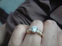Miniatura 5 de Anillo de boda compromiso oro amarillo 14ct u oro blanco macizo