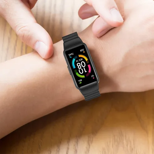 Miniatura 4 de SOOYEEH Correa para HUAWEI Band 6Honor Band 6, correa de repuesto de acero inoxidable
