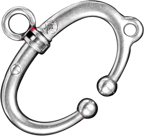 Miniatura 10 de GANAZONO Anillo de nariz de ganado de vaca con alicates de nariz de resorte, anillo de acero inoxidable para manejo de ganado, suministros de 3.14 x