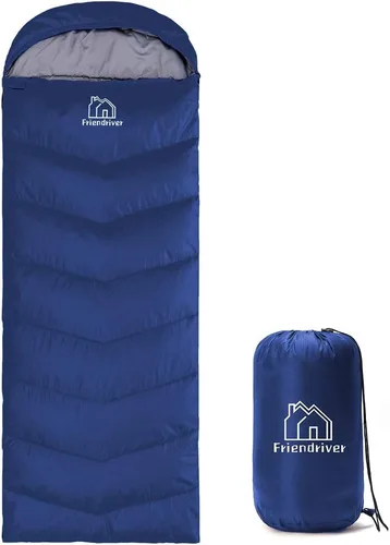 Miniatura 9 de Versión mejorada de tamaño XL del saco de dormir para acampar 4 estaciones, cálido y fresco, peso más ligero, adultos y niños pueden utilizar bolsa