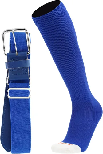 Miniatura 12 de MadSportsStuff - Combo de calcetines y cinturón de sóftbol o béisbol, tallas profesionales para jóvenes y adultos