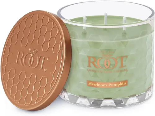 Miniatura 14 de Root Candles - Velas perfumadas de otoño en forma de panal de miel, de vidrio, con mezcla de cera de abejas de 3 mechas, 12 onzas, elaboradas a