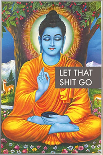 Miniatura 5 de Póster laminado de Let That Shit Go (24 x 36 pulgadas)