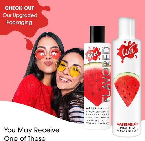 Miniatura 6 de Wet Juicy Watermelon - Lubricante comestible saborizado premium de sandía jugosa, para hombres, mujeres y parejas De larga duración, seguro