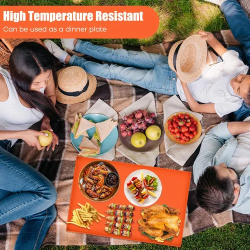 Miniatura 3 de Favfully - Tapete de silicona para parrilla, cubierta de parrilla de 22 pulgadas, funda protectora para parrilla Blackstone de 22 pulgadas