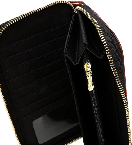Miniatura 31 de Cartera de mano para mujer, estilo bohemio, con RFID, elegante, espaciosa con correa para viajes, capacidad para tarjetas, teléfono, dinero
