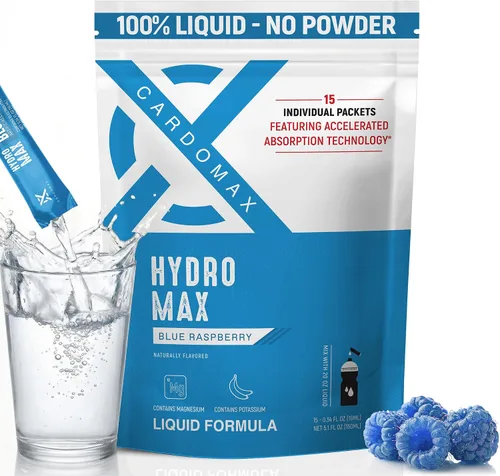 Miniatura 8 de CardoMax Paquetes de hidratación - Hydromax - Paquetes de mezcla de bebidas con electrolitos con sodio, magnesio y potasio - Vegana y apta