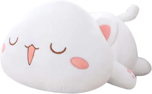 Miniatura 8 de Juguete de peluche con forma de animales, cojín de peluche con forma de gato para niñas