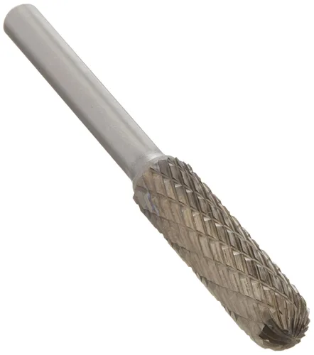 Miniatura 47 de Drill America SA-1 Rebaba de carburo/lima giratoria cilíndrica de doble corte para amoladora de troquel de 1/4" de diámetro x 5/8" de longitud