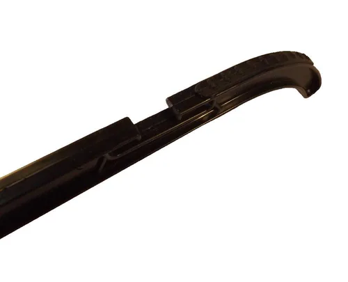 Miniatura 7 de NAHANCO 25500BHMG - Percha de plástico para camisa/vestido con gancho giratorio negro y hombros antideslizantes moldeados, peso pesado, 17 pulgadas