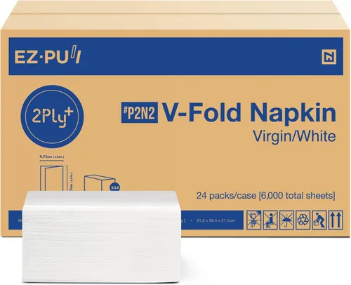 Miniatura 8 de EZ-Pull Premium - Servilleta entrelazada reciclada de 2 capas, blanco reciclado, 24 x 250 hojas, P2N2L (N4)