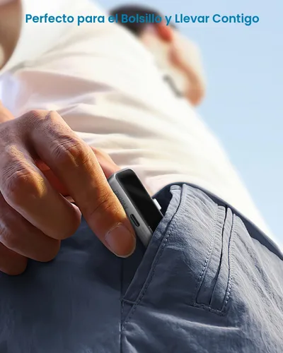 Miniatura 7 de TWOPAN - SSD portátil magnético para iPhone para grabación de video ProRes 4K 60fps, 1TB de almacenamiento externo super para iPhone 17/16 Pro/Pro