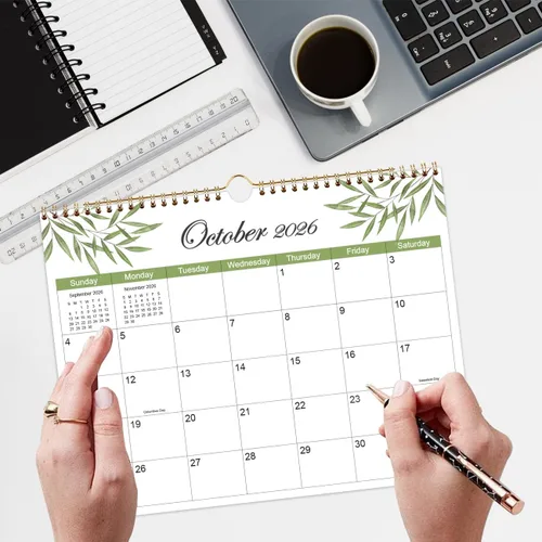 Miniatura 6 de Calendario 2026 - Calendario de pared de 12 meses 2026 de enero de 2026 a diciembre de 2026, 8.5'' x 11'' Calendario de Pared 2026 con días festivos
