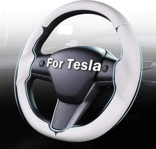 Miniatura 15 de Cubierta de volante para Tesla Model 3 Highland (2024-Presente) / Model Y Juniper (2025-Presente), antideslizante, agarre cómodo, transpirable