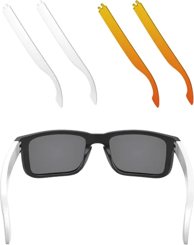 Miniatura 20 de EZReplace 1 par/2 pares de patillas de repuesto para gafas de sol Oakley Holbrook OO9102 OO9244/Holbrook XL OO9417 Negro