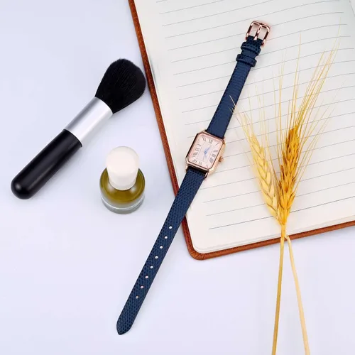 Miniatura 2 de ANNEFIT Correa de reloj de cuero para mujer, 0.394 in, 0.472 in, 0.512 in, 0.551 in, 0.591 in, 0.630 in, 0.709 in, 0.787 in, correa de repuesto